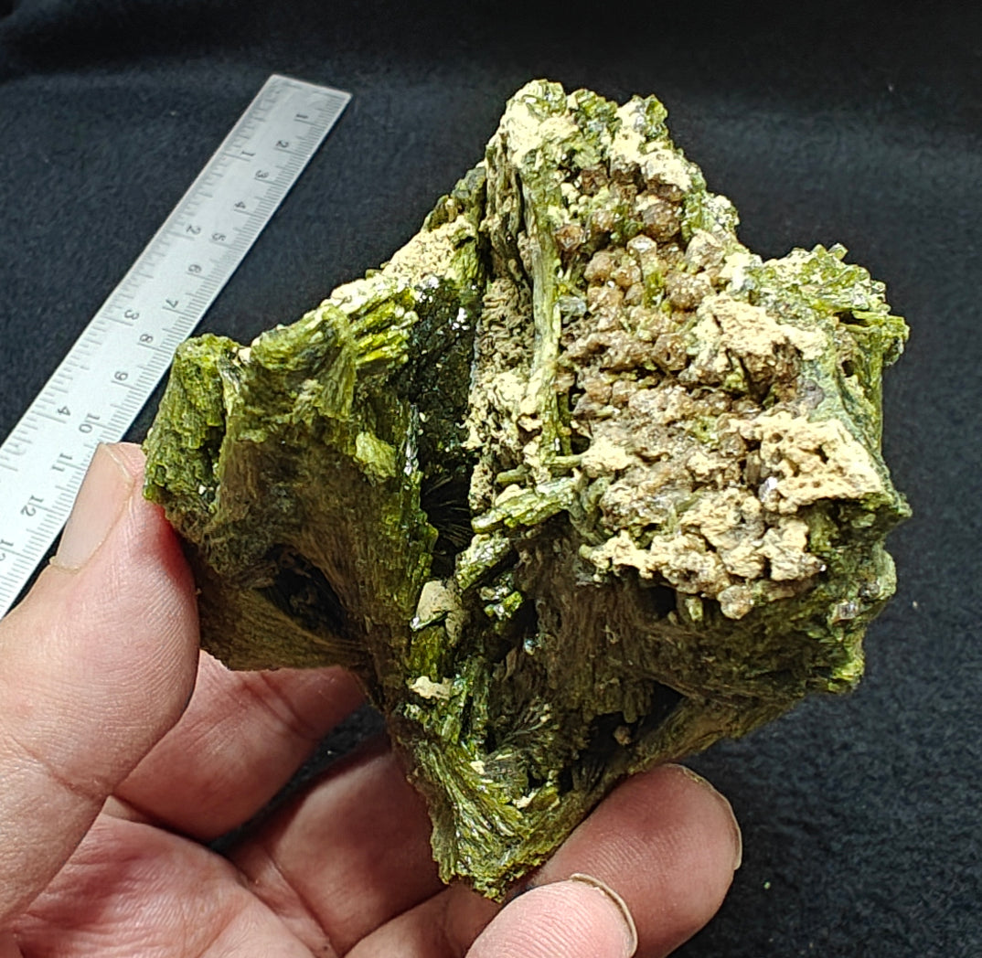 Natural Epidote cluster spray like formation 342 grams