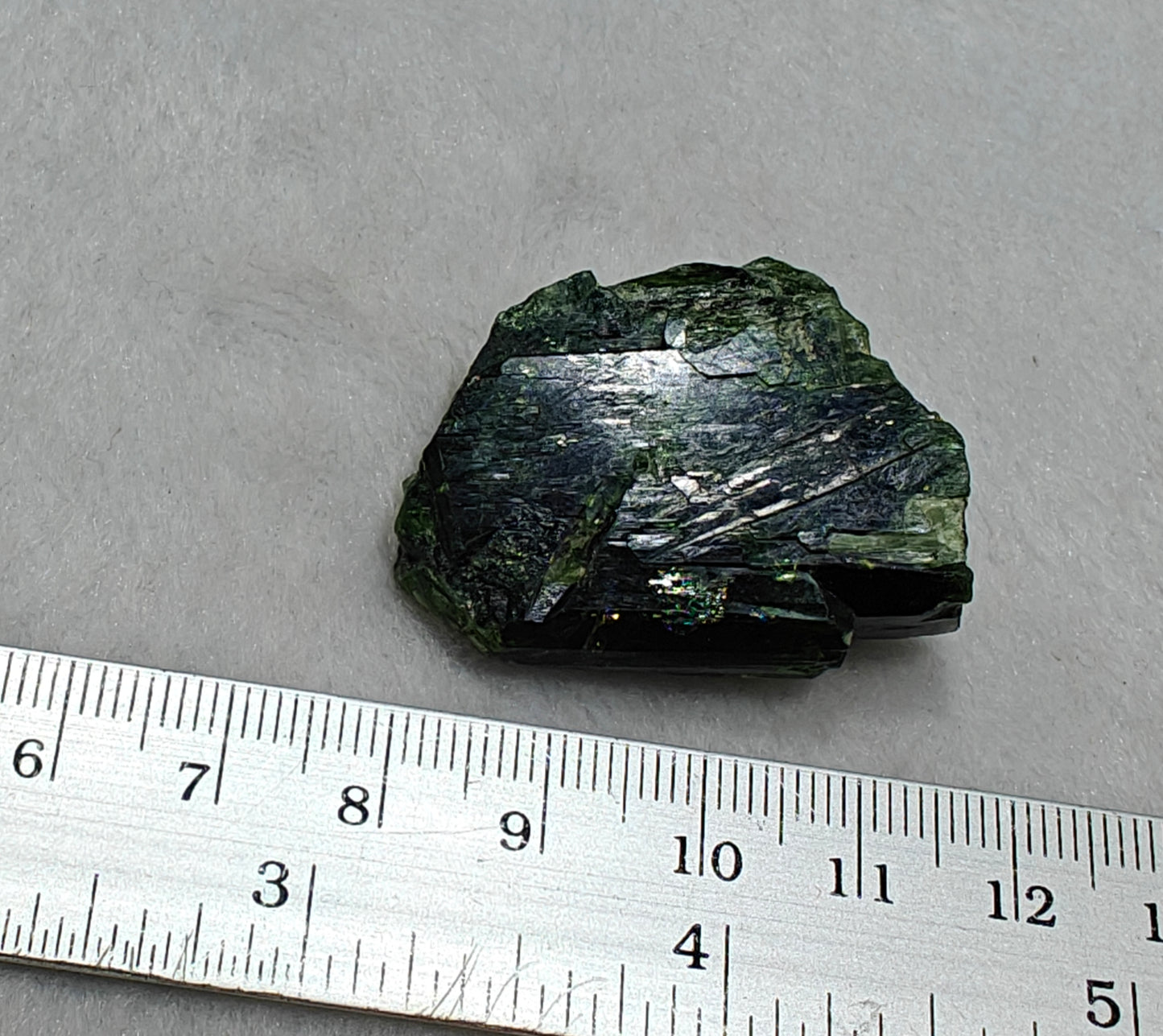 Natural Green diopside crystal 22 grams