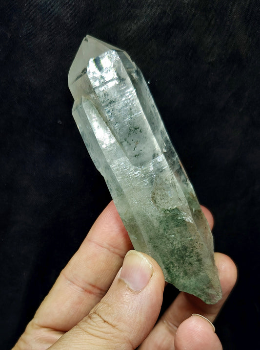Natural terminated Chlorite Quartz 121 grams