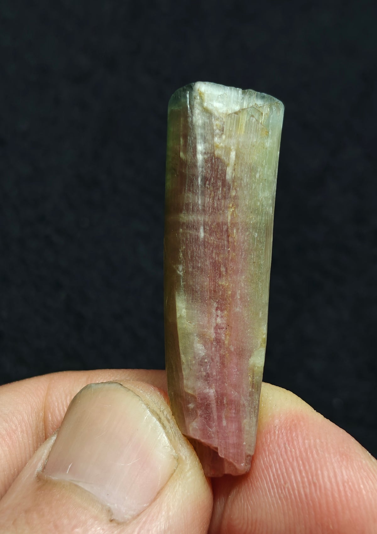Natural watermelon Tourmaline crystal 45 carats