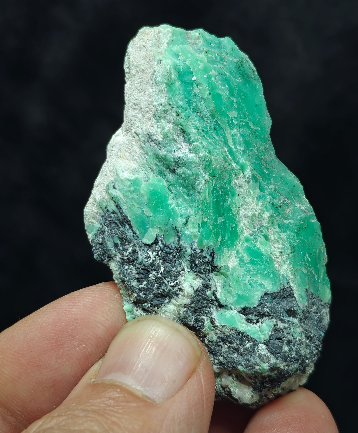 Natural green variscite chunk 48 grams