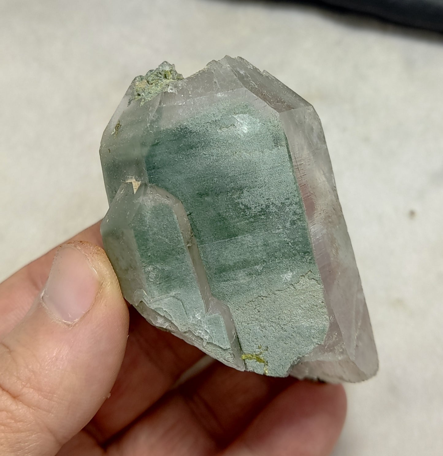 Natural Chlorite Quartz Crystal 166 grams