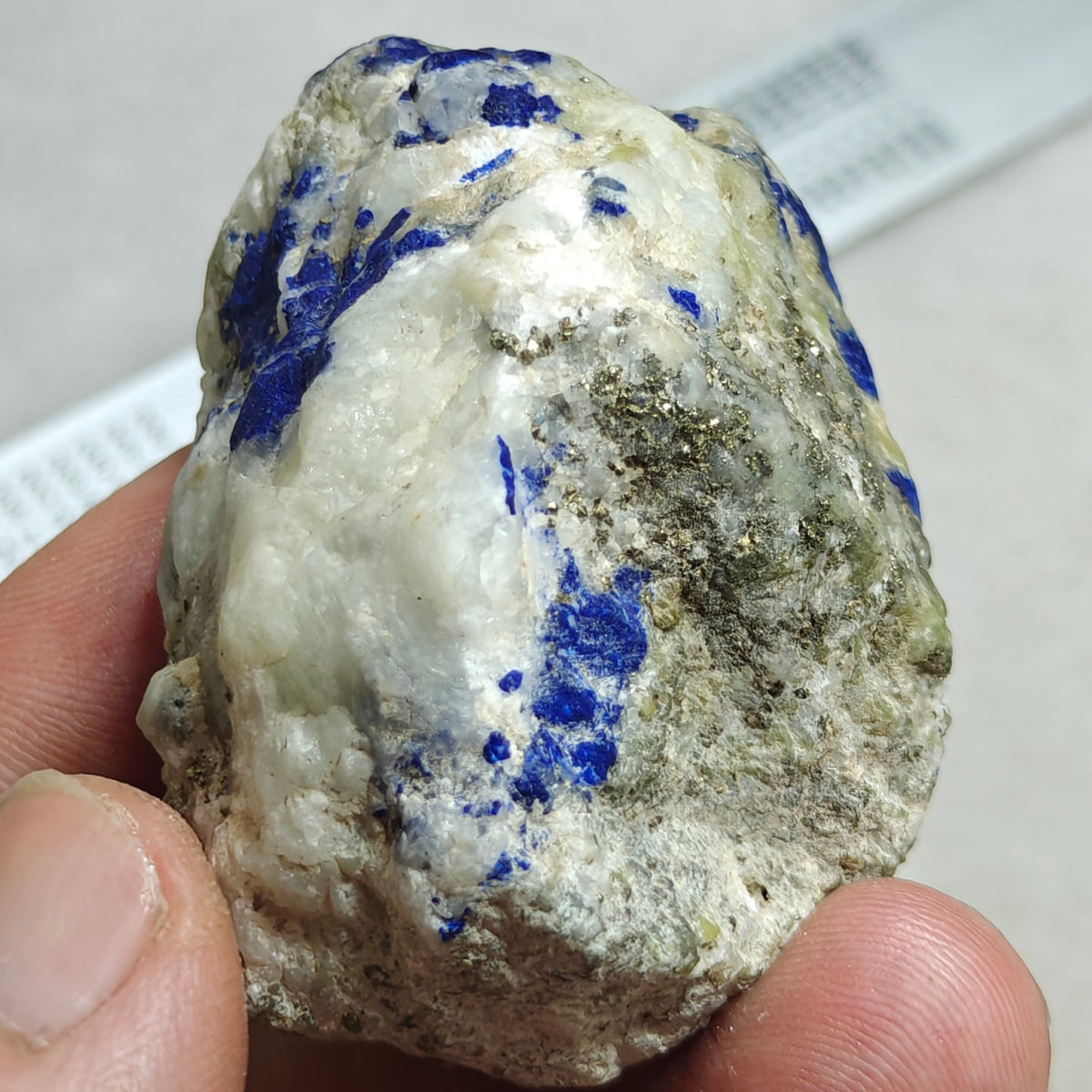 Lazurite in matrix with pyrite 99 grams