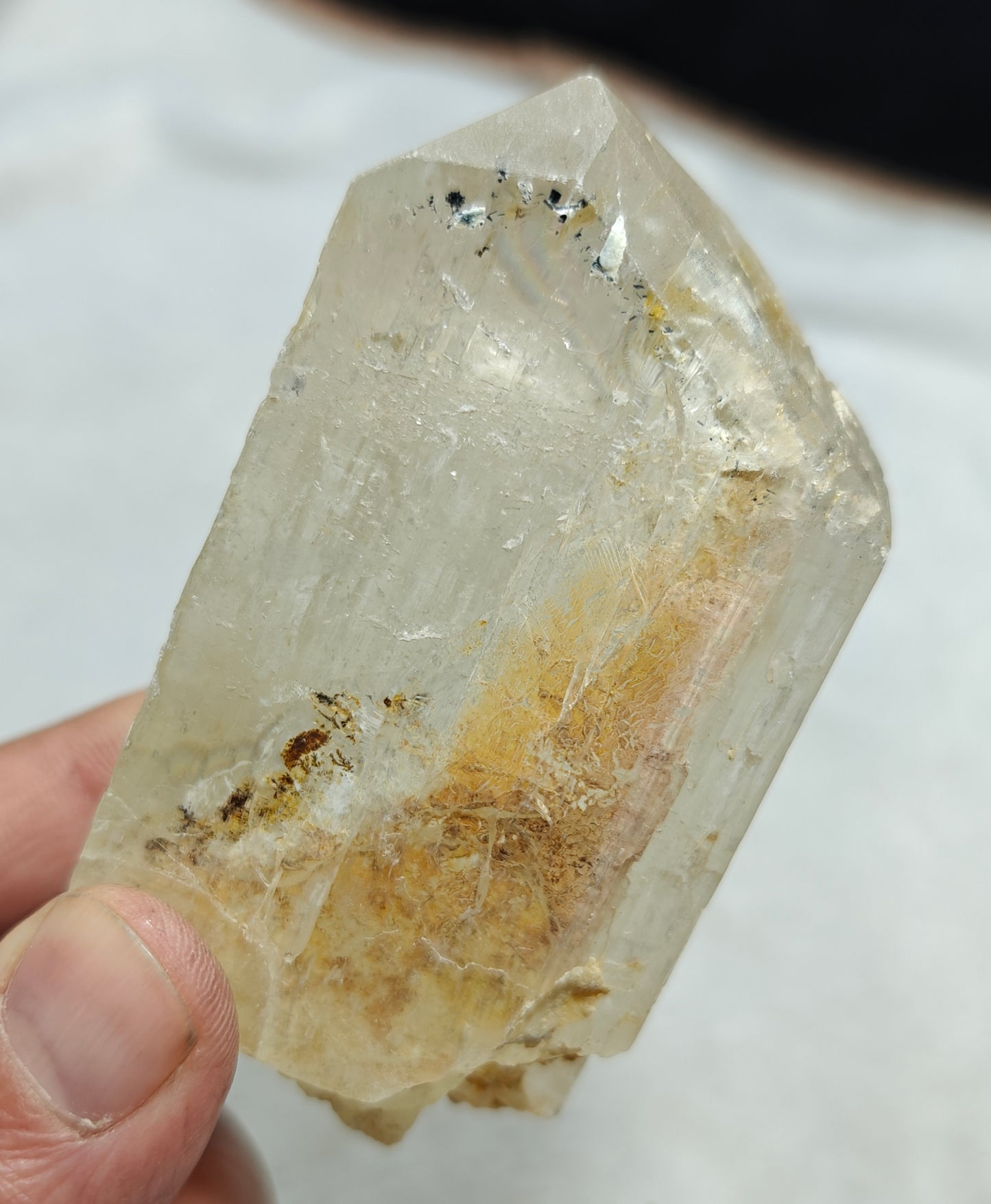 Natural spodumene crystal 248 grams