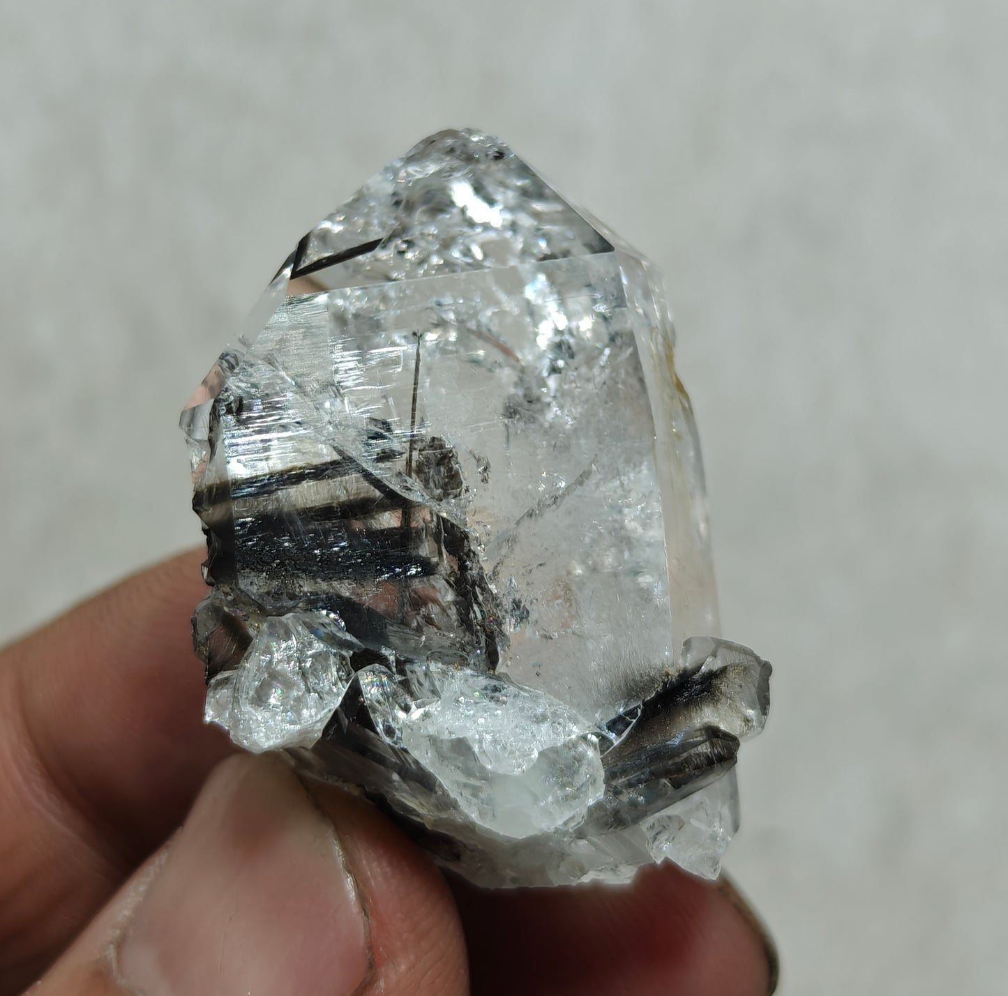 Brookite included Quartz Crystals 23 grams