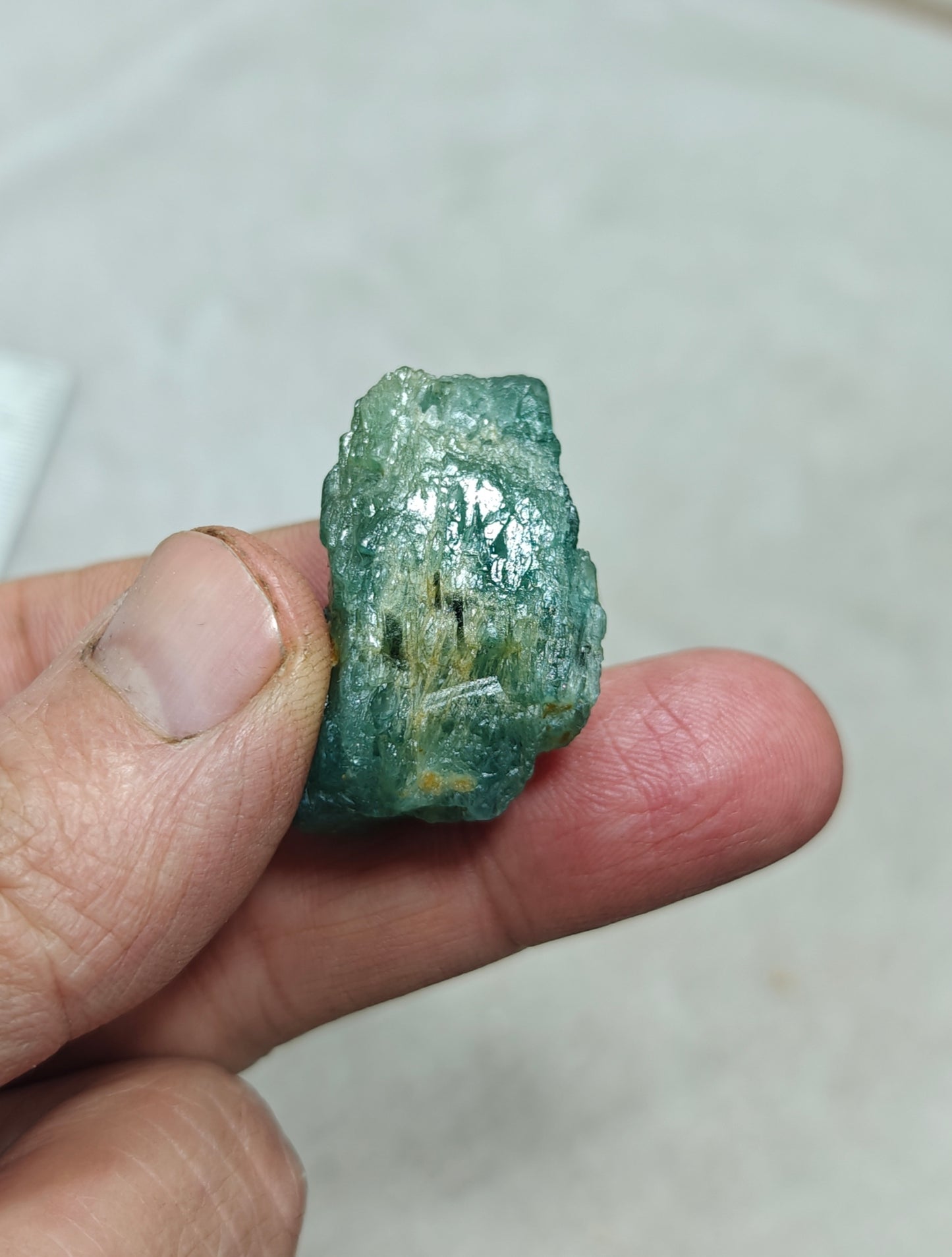 Single beautiful natural rare Grandidierite rough piece 22 grams