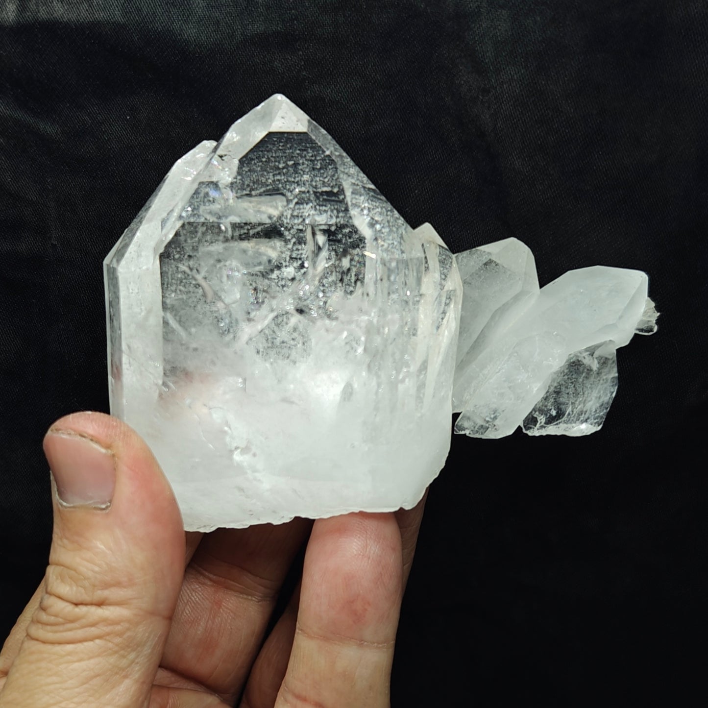 Natural quartz crystals cluster combined together 194 grams