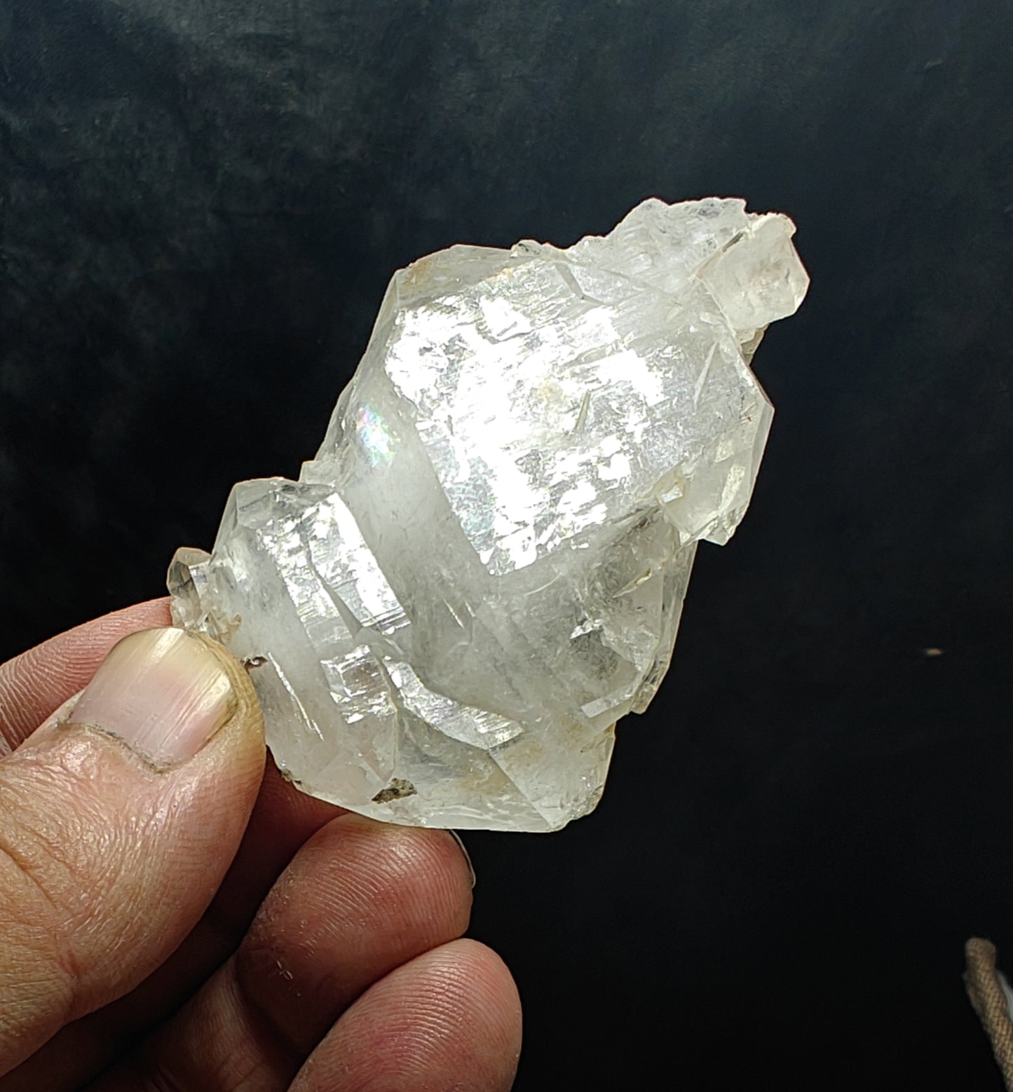 Natural faden quartz crystal 74 grams