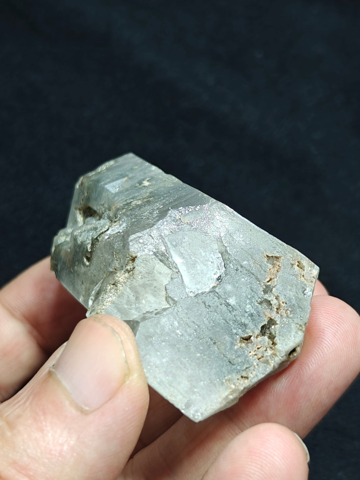Chlorite Quartz crystal 116 gram