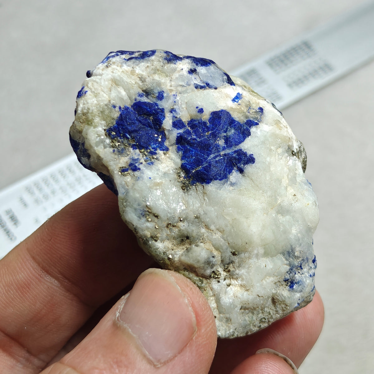 Lazurite in matrix with pyrite 99 grams