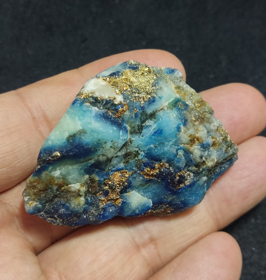 fluorescent natural afghanite on matrix with pyrite 58 grams