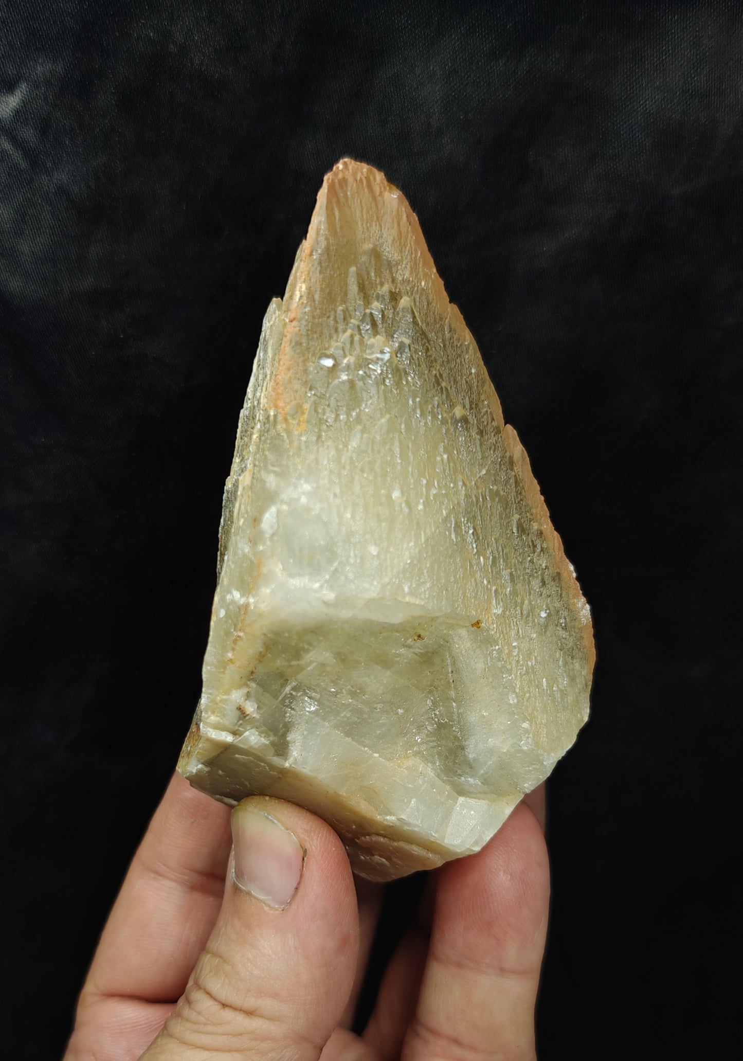 Naturally terminated Dogteeth Calcite Crystal 274 grams