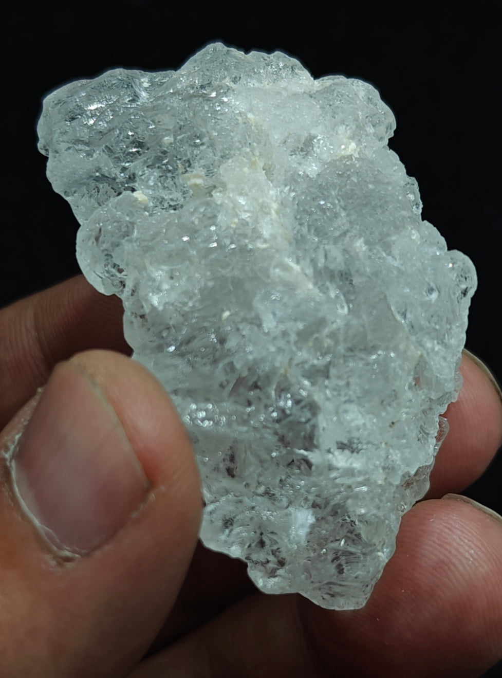 Natural etched pollucite 56 grams