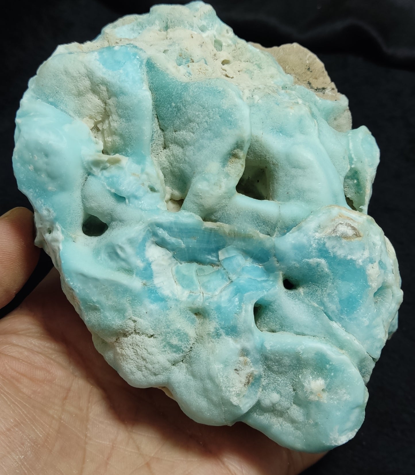 Natural Blue Aragonite 754 grams