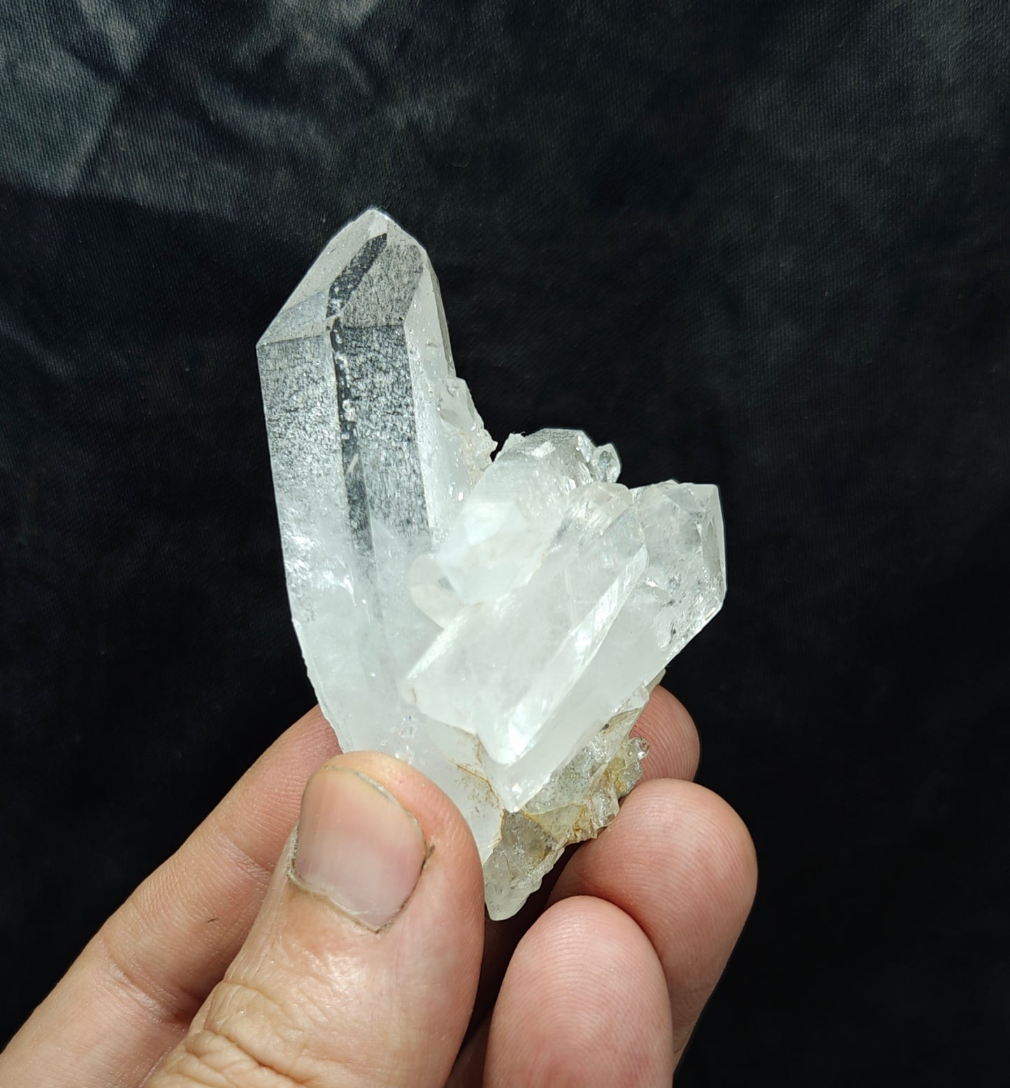 Natural Clear Quartz cluster 74 grams