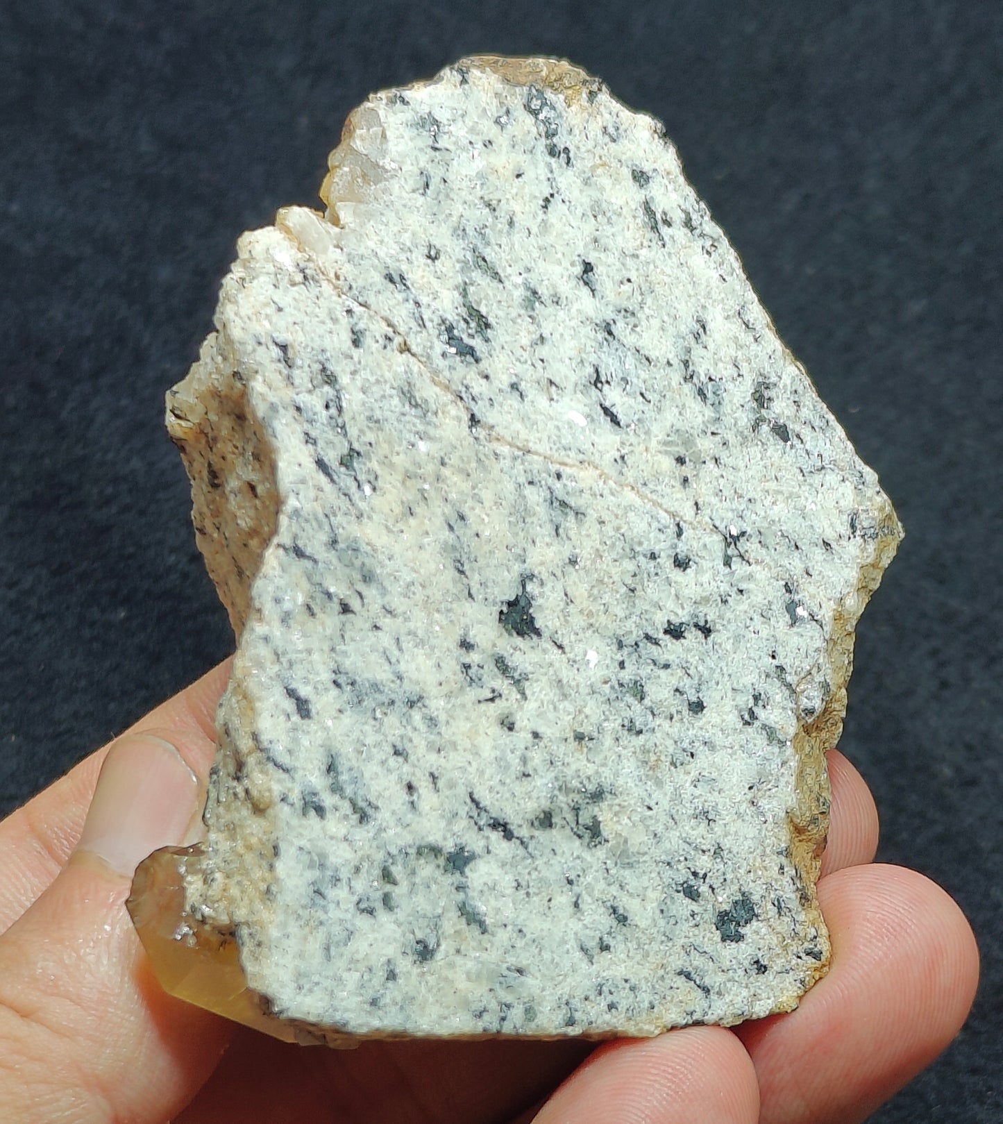 Astrophyllite included terminated Quartz Crystals on matrix with aegirine 193 grams