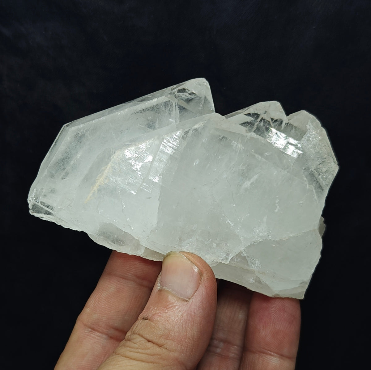 Natural faden quartz crystal 249 grams