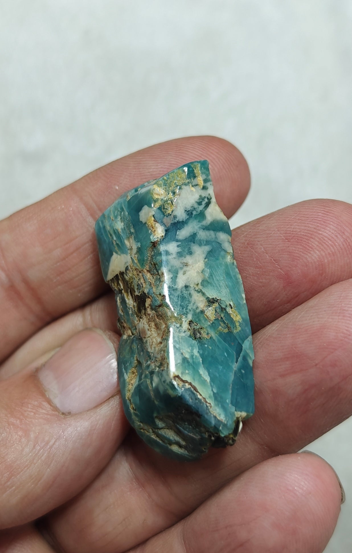 Grandidierite polished tumble 20 grams