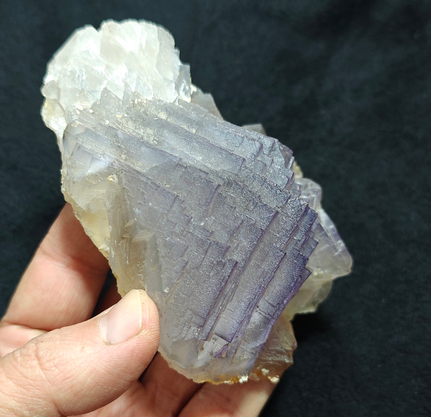 Fluorite crystal like Pyramid 500 grams