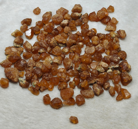 Natural grossular garnet collection 120 grams