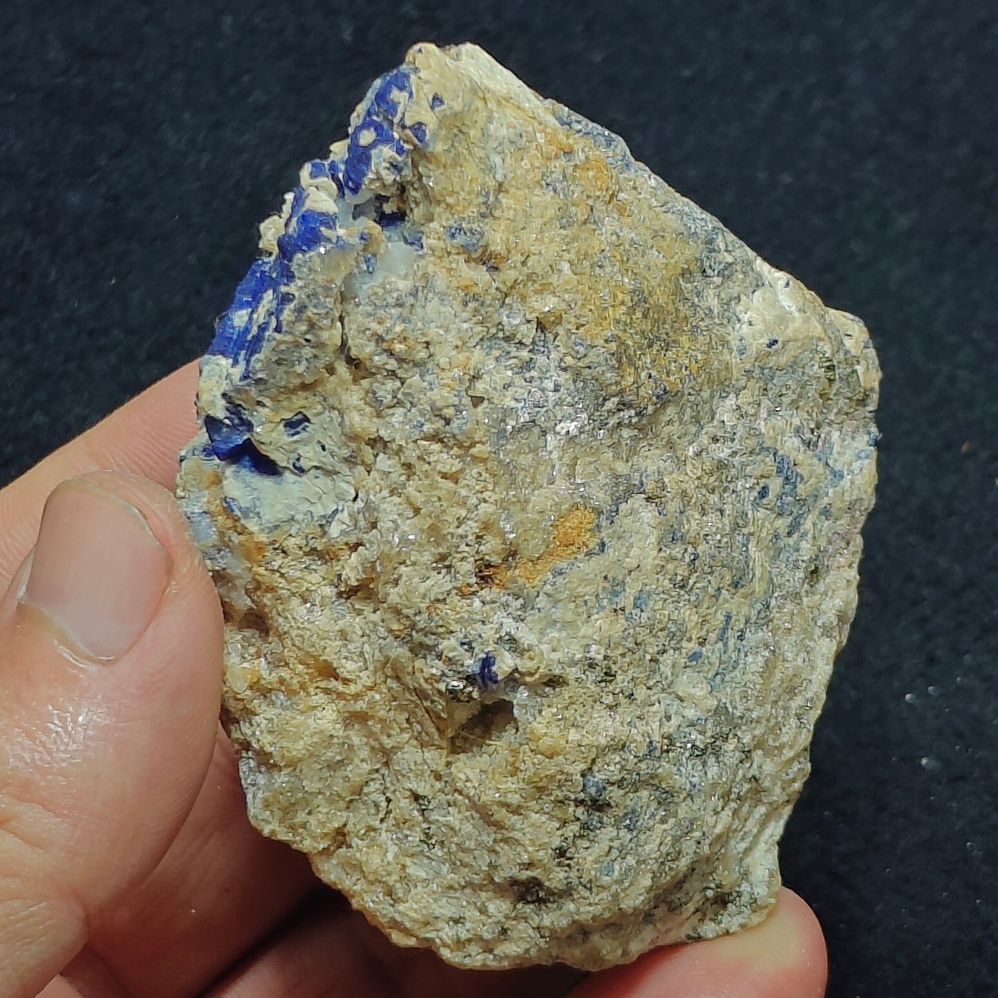 Sodalite Lapis on matrix partly Fluorescent 172 grams