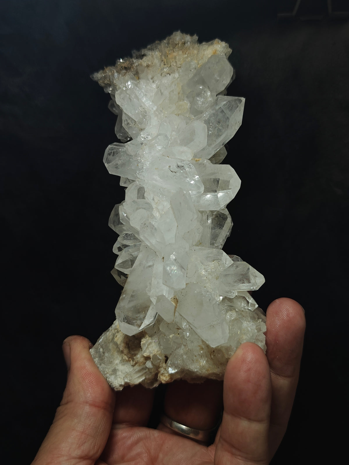 Natural Faden Quartz Cluster 400 grams