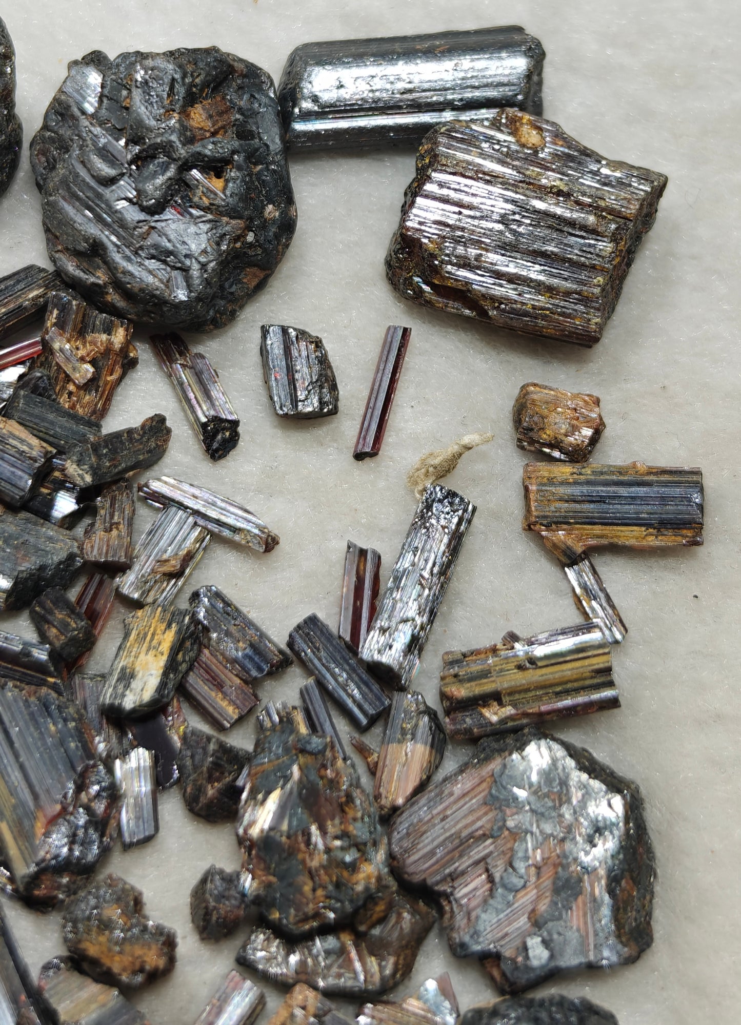 Rare rutiles crystals collection 66 grams