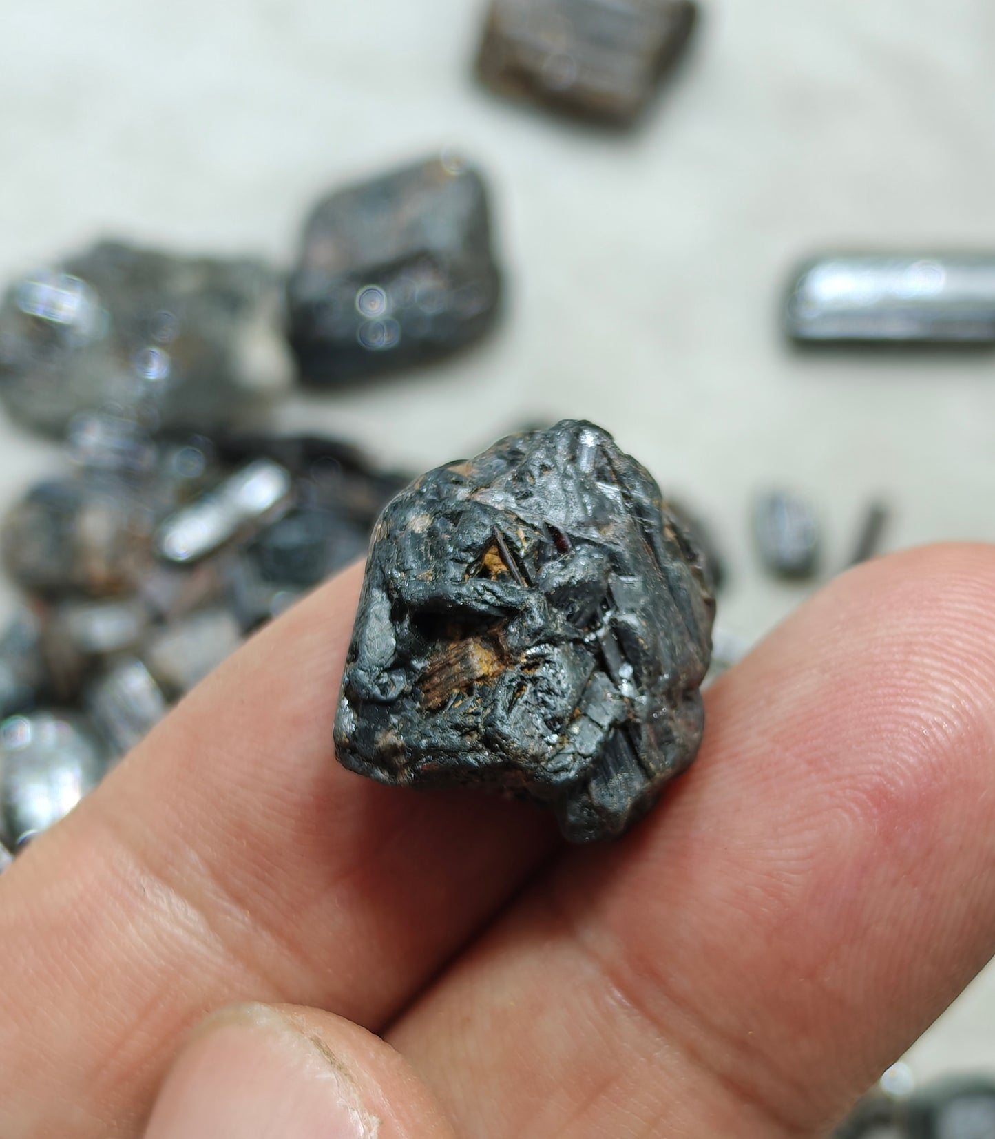 Rare rutiles crystals collection 66 grams