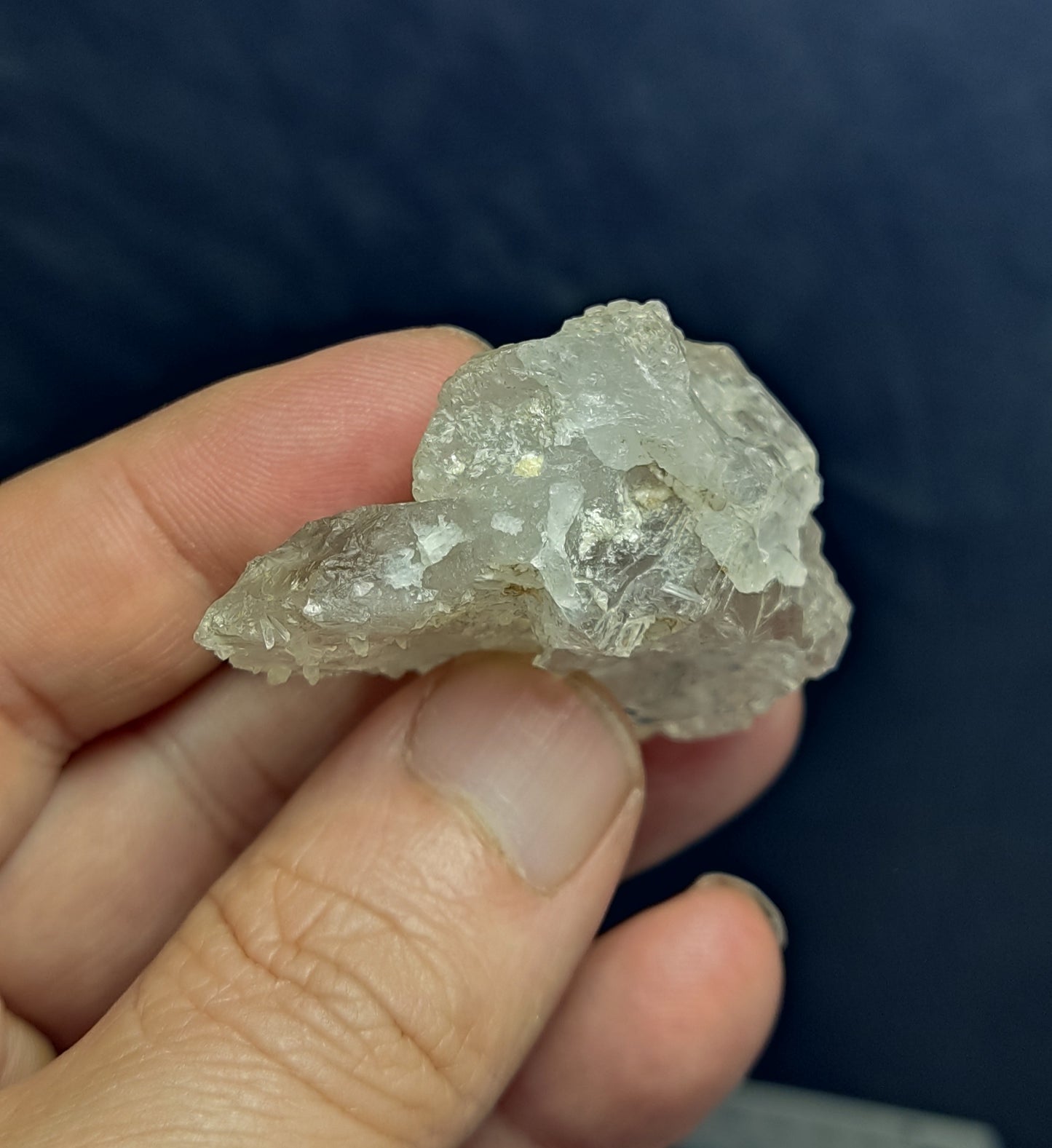 Natural Fully Etched Quartz Crystal 49 grams