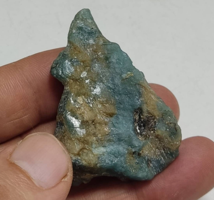 rare Grandidierite rough piece good color 36 grams
