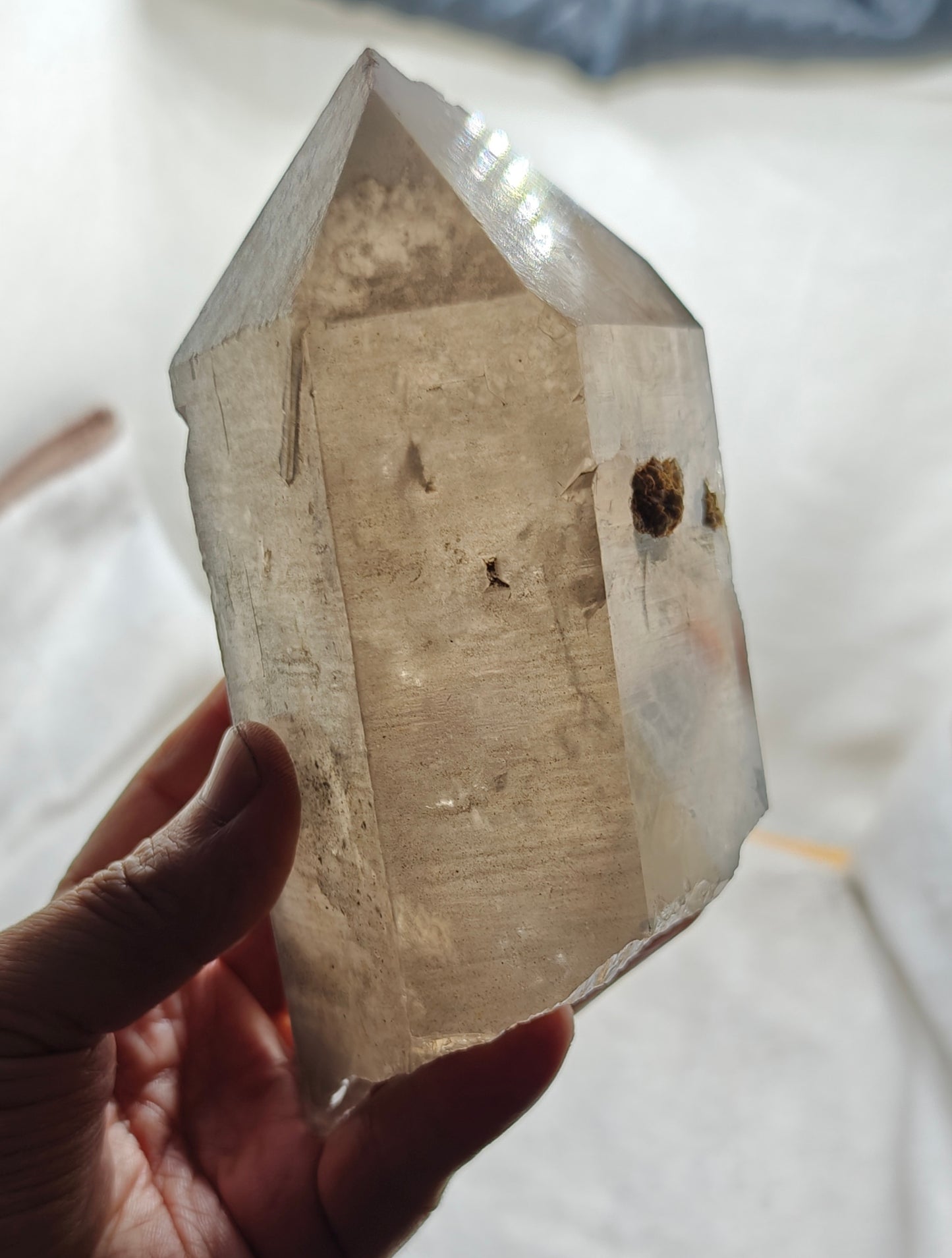 Large smoky Quartz Crystal 1290 grams