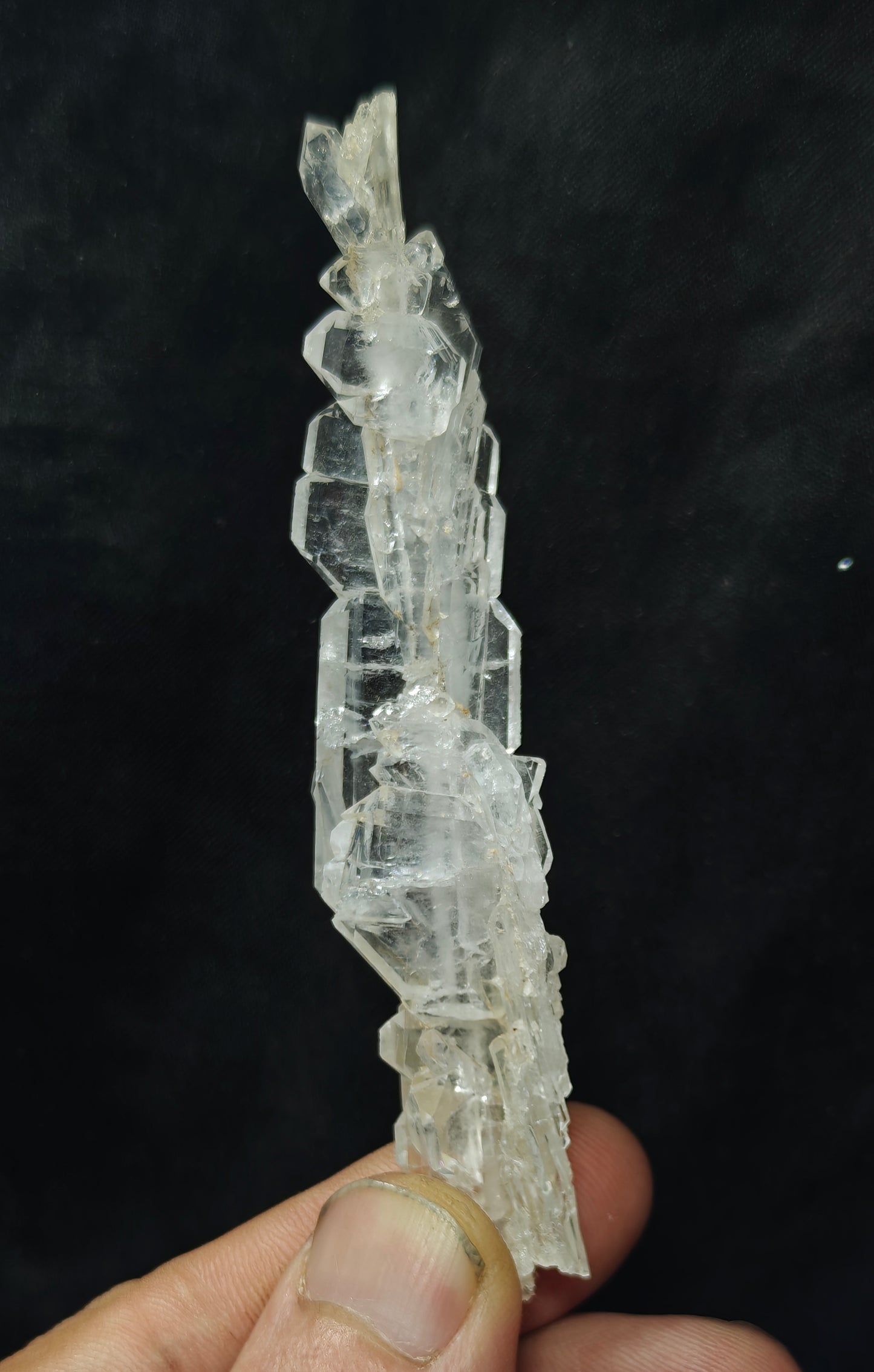 Natural faden quartz crystal 21 grams