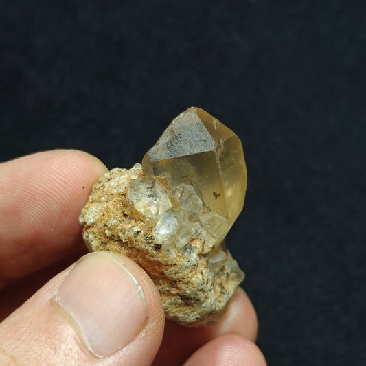 Aegirine included astrophyllite Quartz Crystal 20 grams