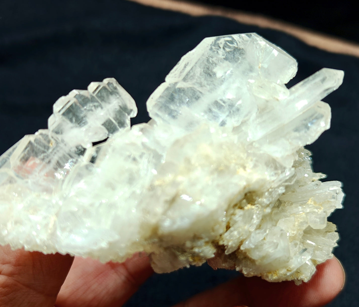 Single beautiful aesthetic Faden Quartz Crystal Specimen 172 grams