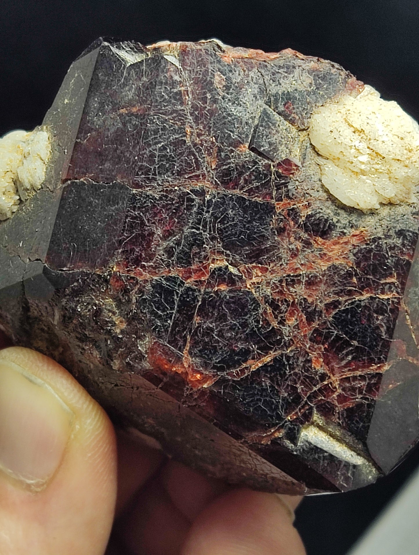Natural Garnets Specimen variety spessartine/almandine 115 grams