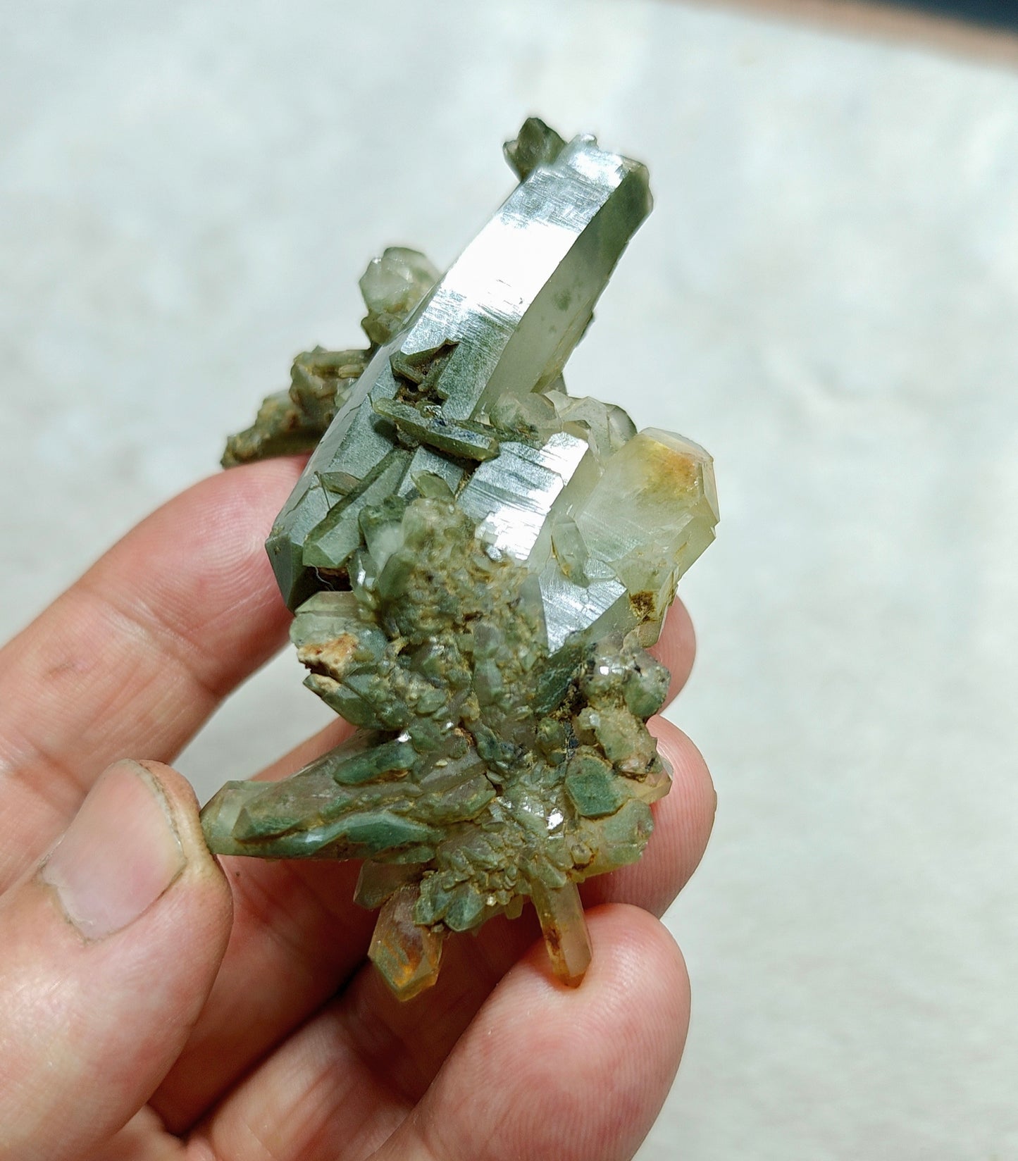 Natural Chlorite Quartz 56 grams