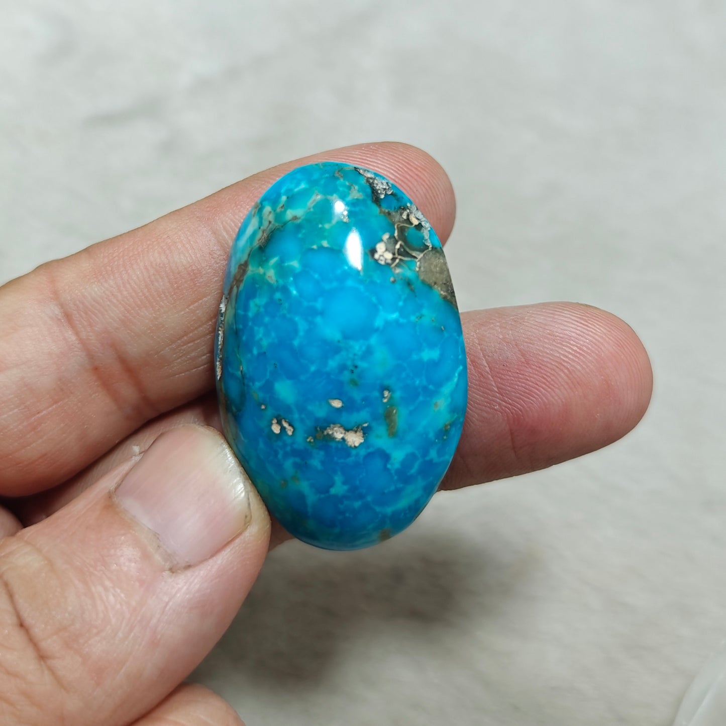 natural stabilized turquoise cabochon 26 grams