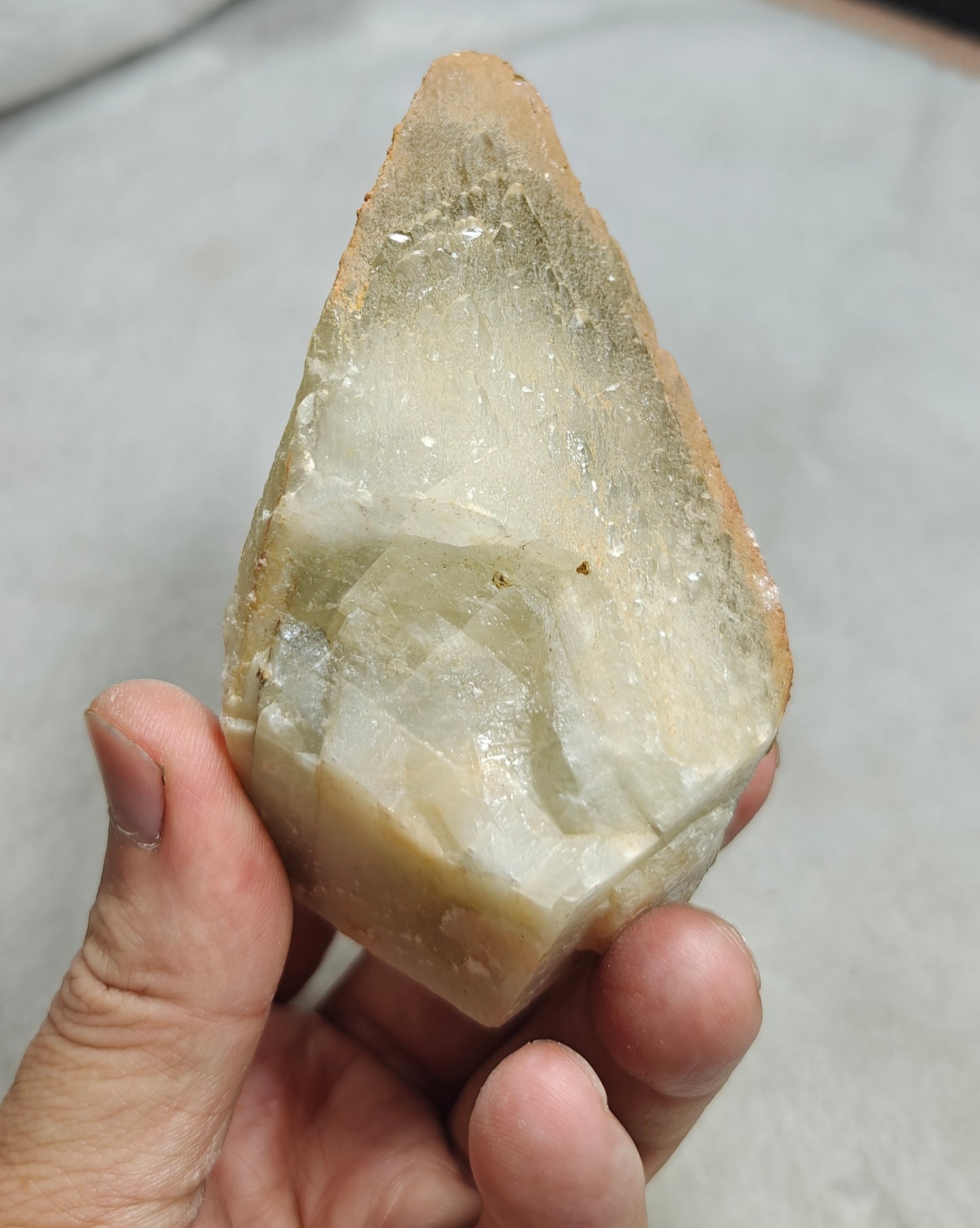 Naturally terminated Dogteeth Calcite Crystal 274 grams