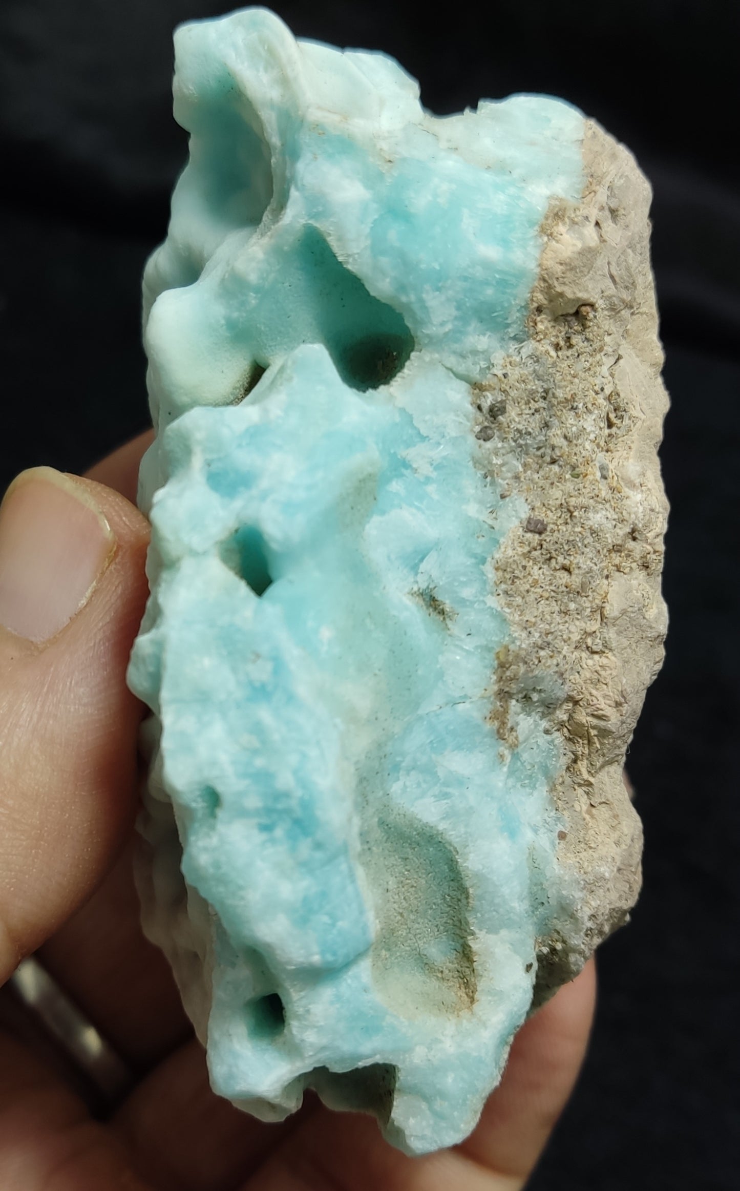 Natural Blue Aragonite 206 grams