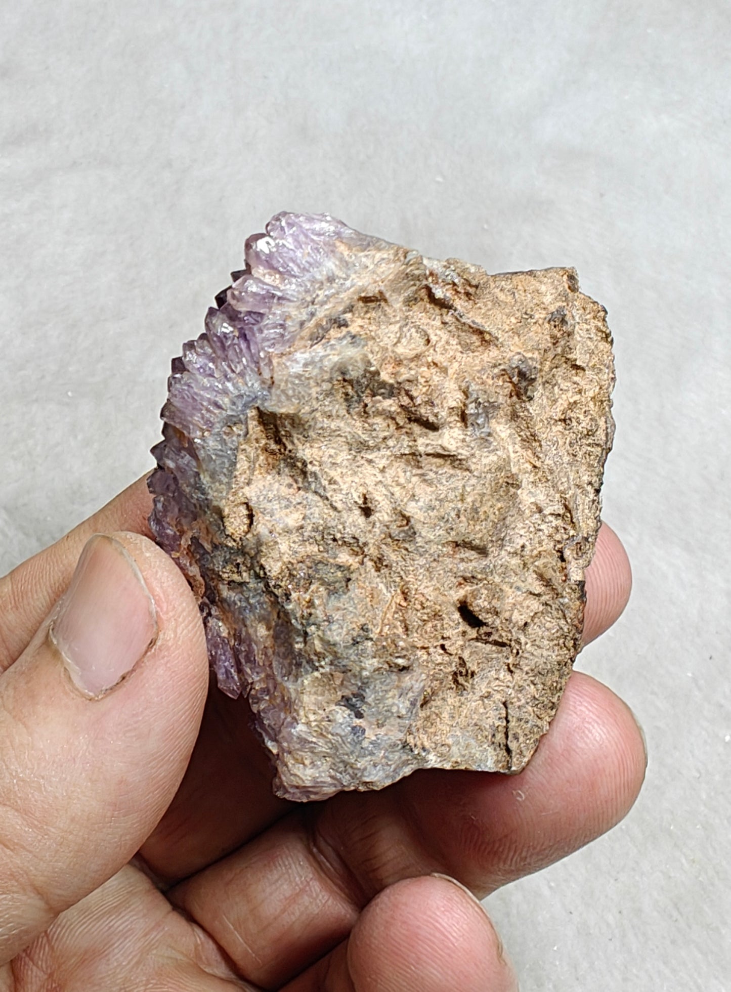 Natural Drusy Amethyst Cluster 65 grams