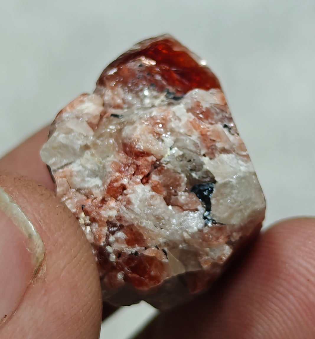 An amazing specimen of terminated zircon crystal 24 grams