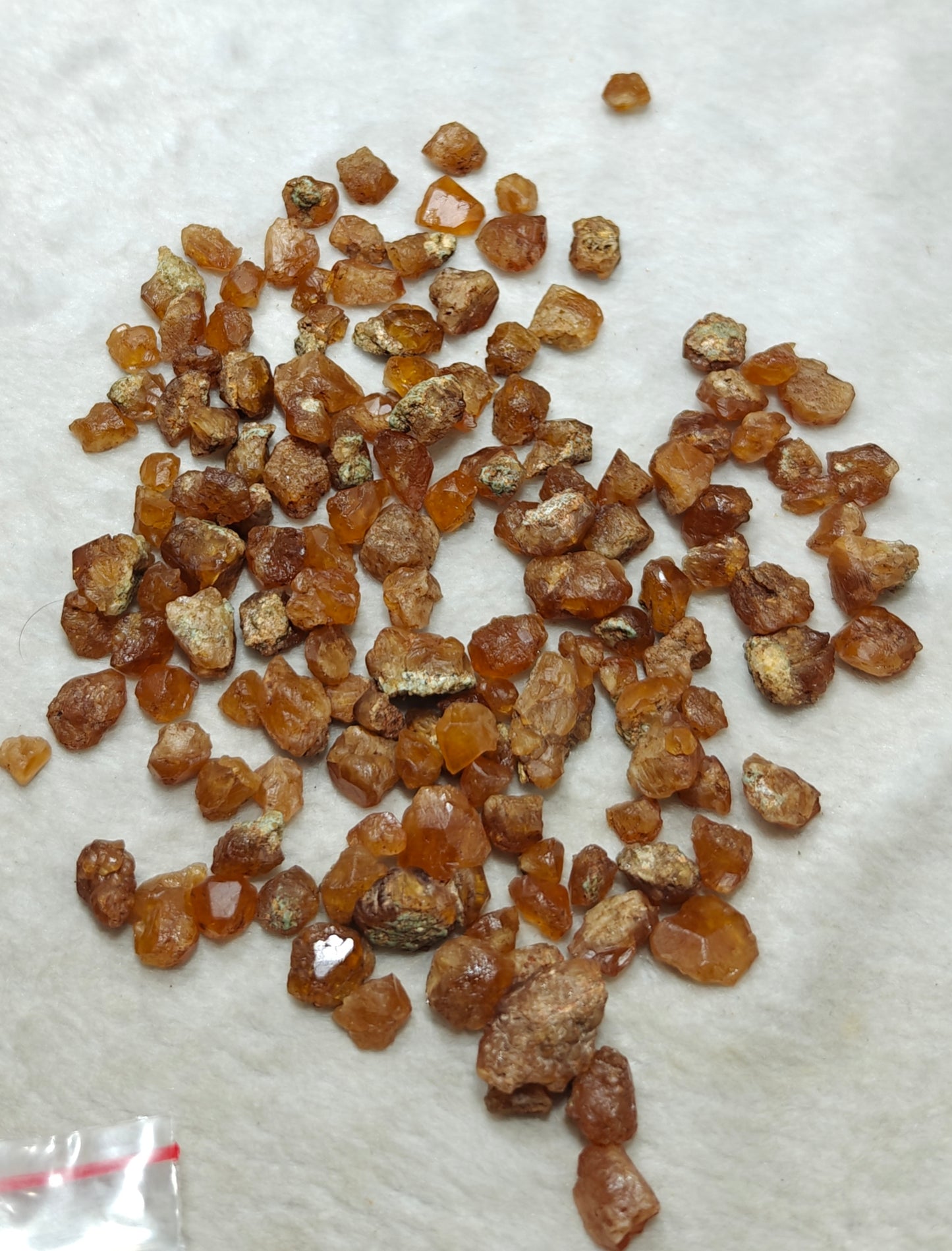 Natural grossular garnet collection 120 grams