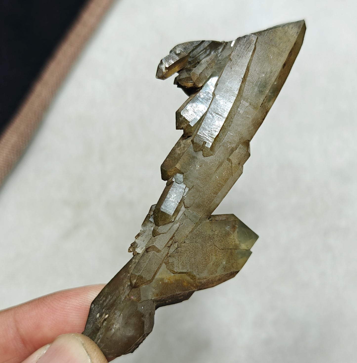 Natural beautifully terminated Chlorite Quartz crystal 31 grams