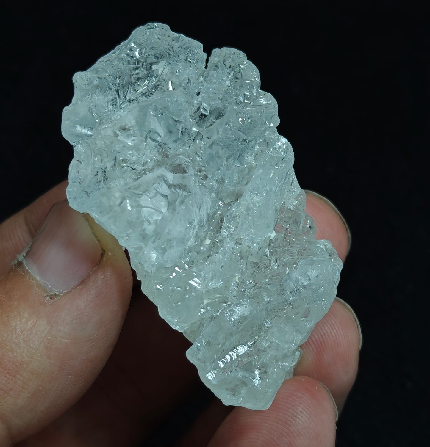 Natural etched pollucite 56 grams