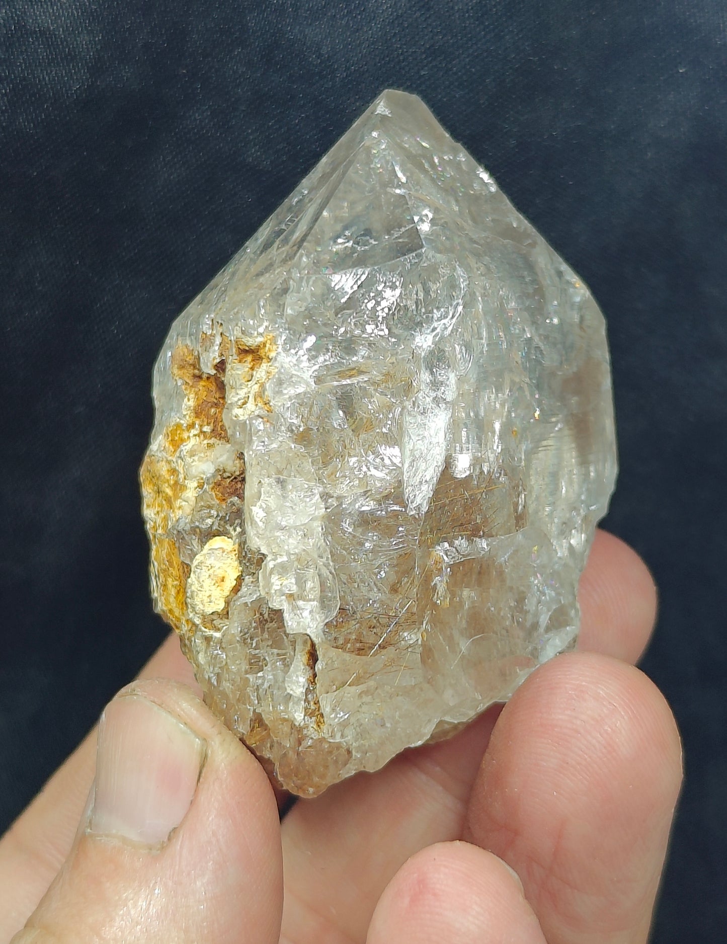 Rutile included quartz Crystal 135 grams