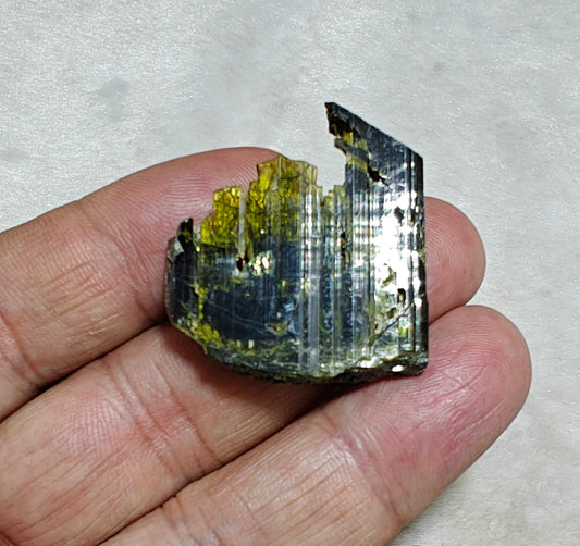 Natural etched epidote crystal 8 grams