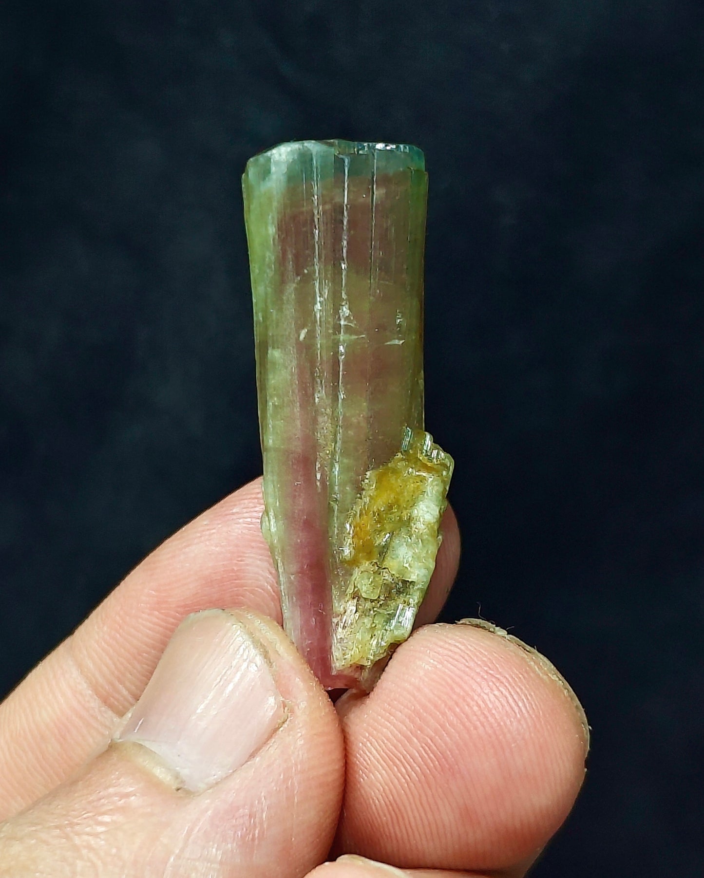 Natural watermelon Tourmaline crystal 45 carats