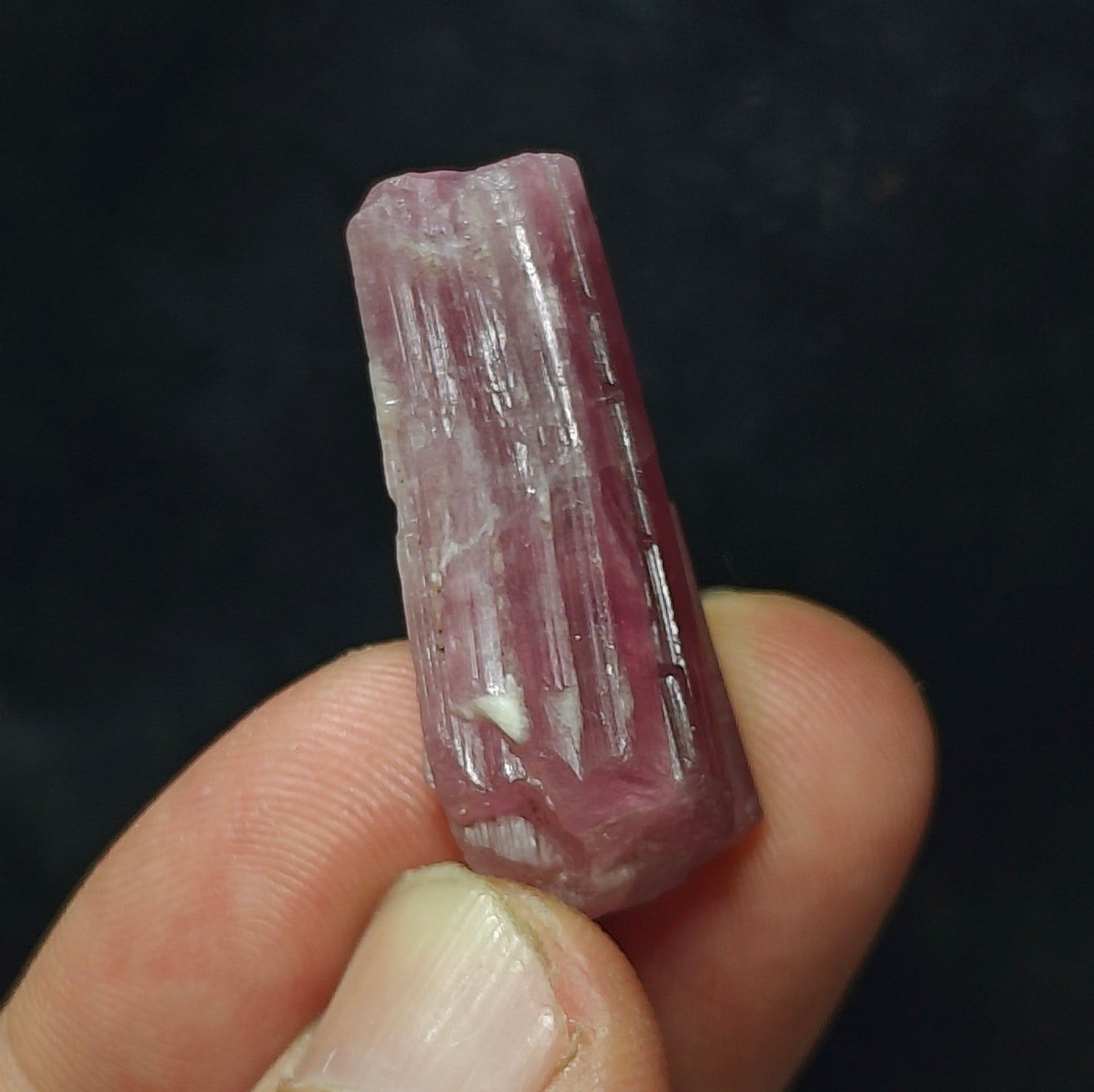 pink Tourmaline crystal 52 carats