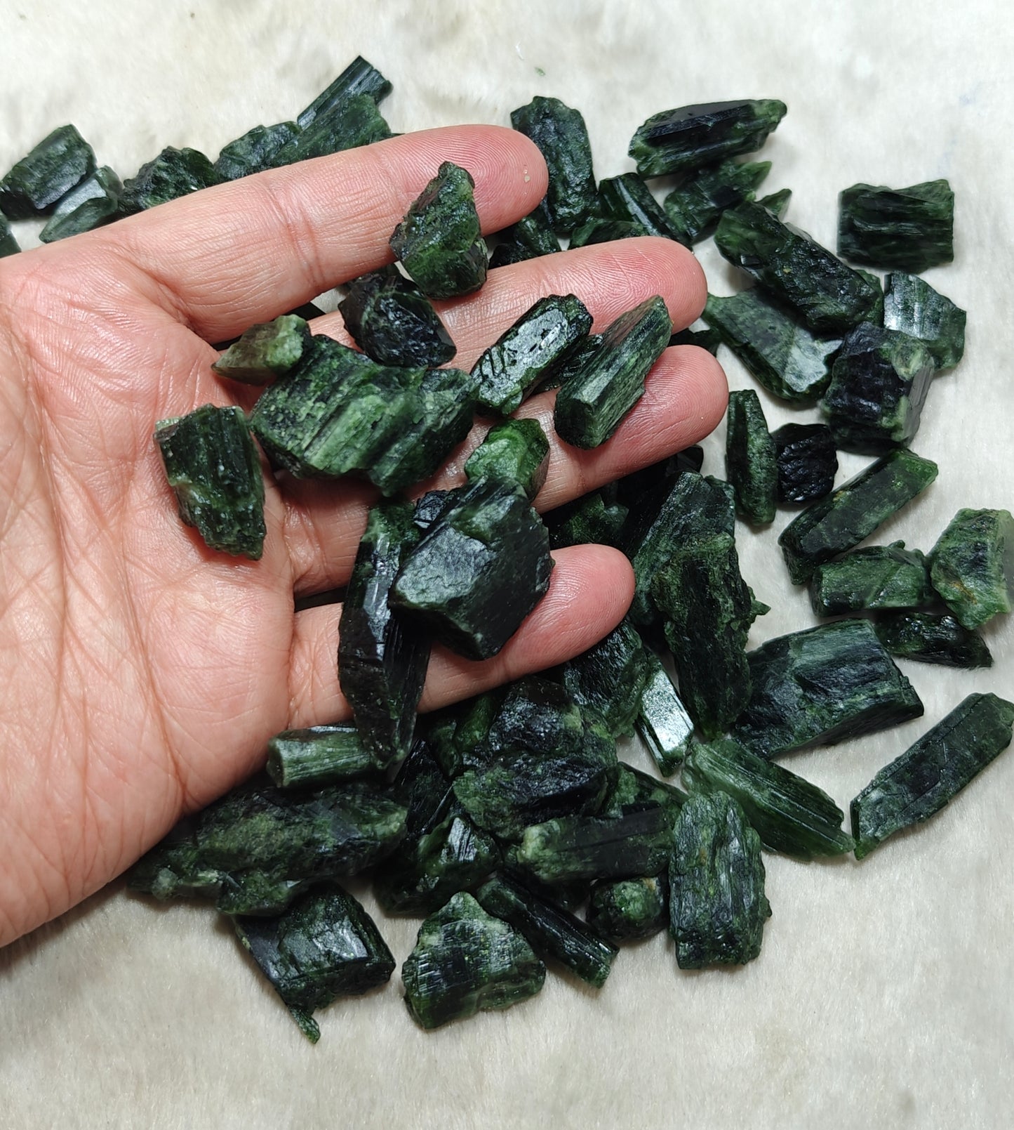 Natural diopside crystals 500 grams
