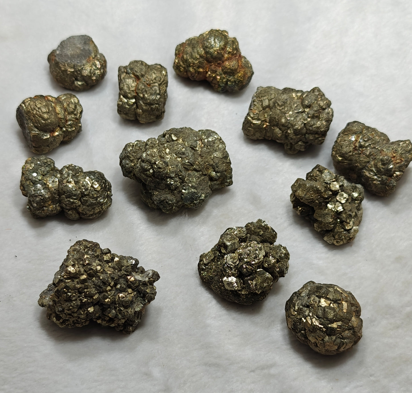 Pyrite marcasite collection 780 grams